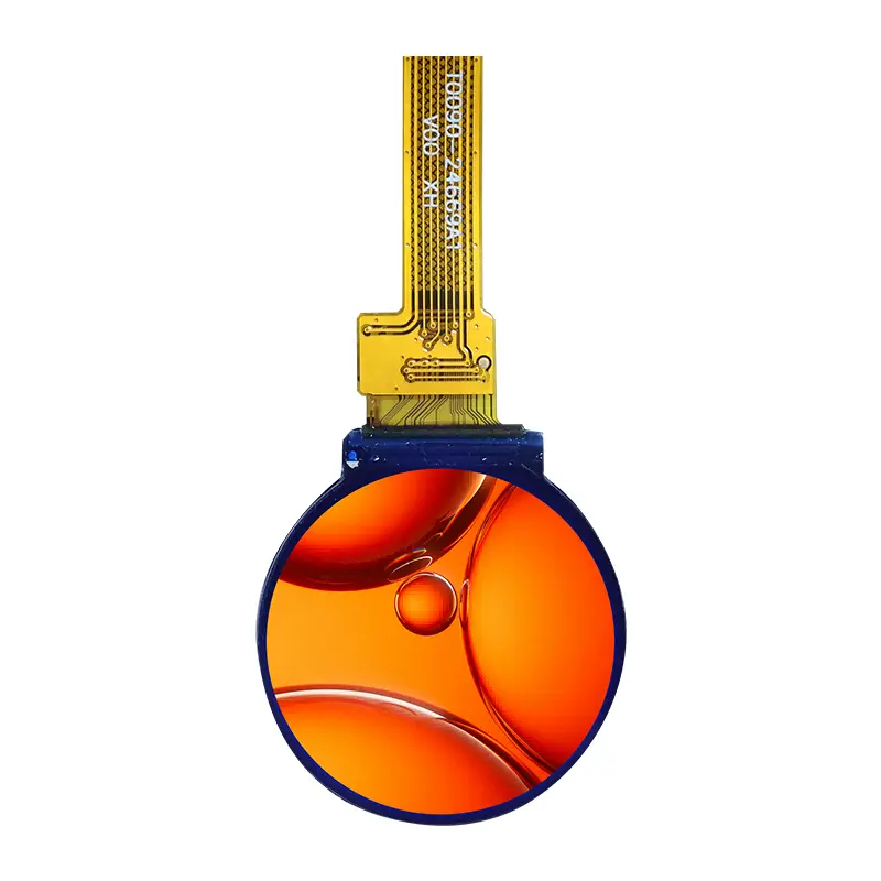 0,90 tommers TFT LCD Display 128 (RGB)*128 Modul Round IPS LCD -skjerm