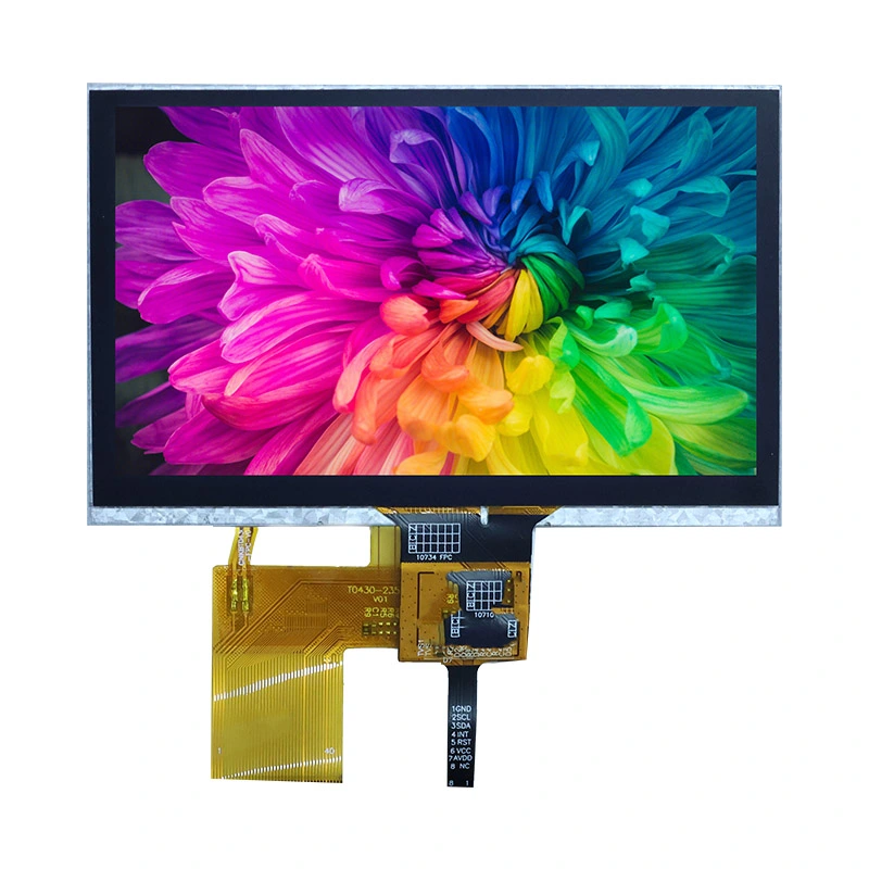 4.3 tommer IPS TFT LCD Display Module 480*272 RGB