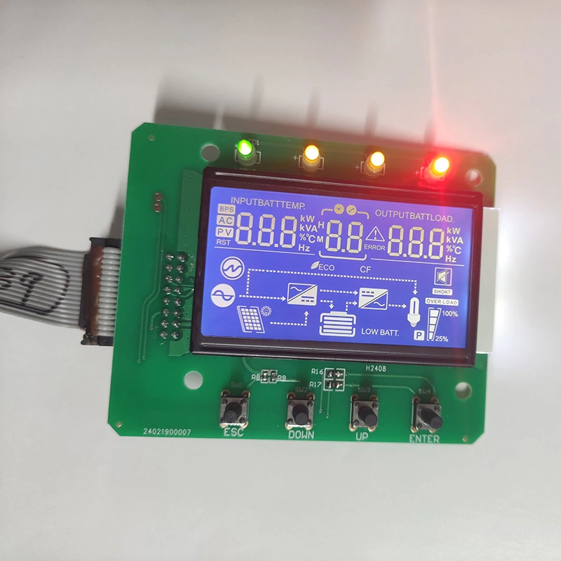 Monokrom Segment LCD -skjermmodul