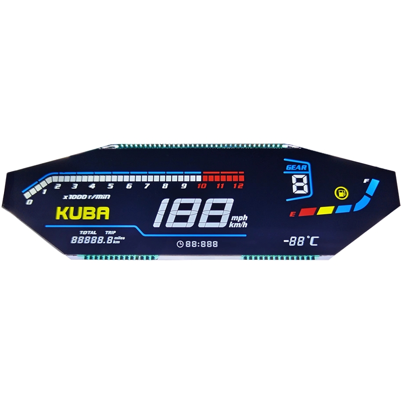 Segment LCD for bil